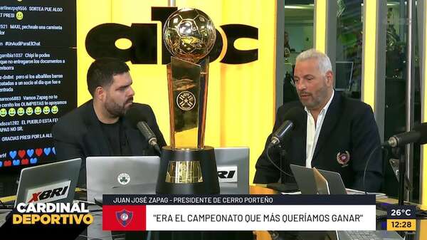 Juan José Zapag, EN VIVO en el Cardinal Deportivo - Cerro Porteño - ABC Color