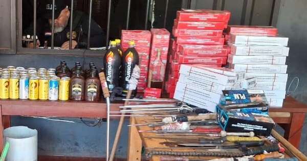 La Nación / Requisan armas, drogas, alcohol y celulares en penal de PJC