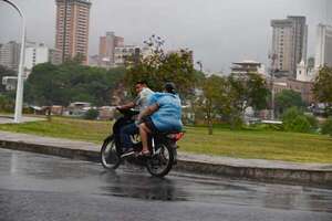 Los siete departamentos en zona de tormentas para esta tarde - Clima - ABC Color