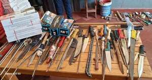 Diario HOY | Retiran más de 200 armas blancas, drogas, alcohol y celulares de la cárcel de PJC