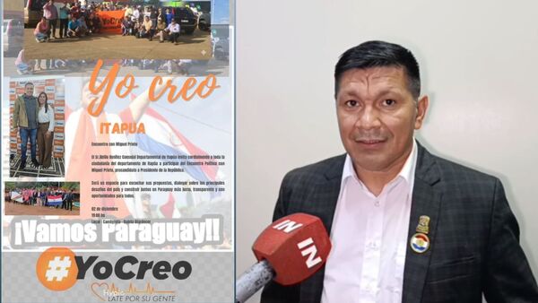 EQUIPO DEL MOVIMIENTO “YO CREO” RECORRE ITAPÚA JUNTO A MIGUEL PRIETO