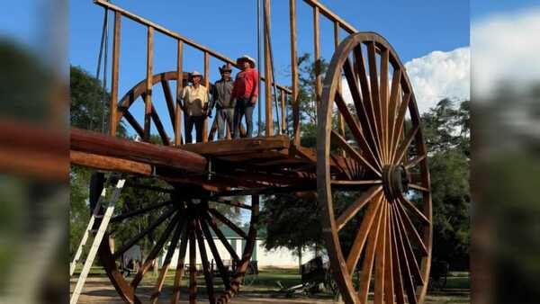 En el Chaco arman la carreta más grande del mundo