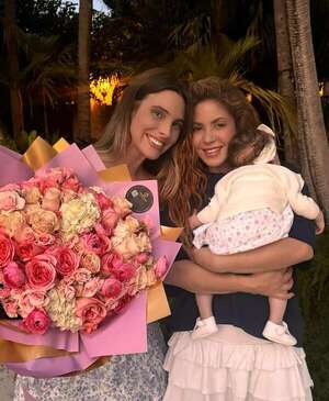 De Shakira a Nadia Ferreira, Lele Pons presumió a las tías famosas de su hija - Gente - ABC Color