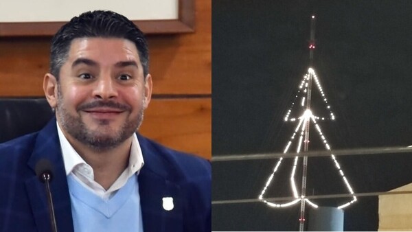 Nenecho dijo que no dejó sin Navidad a los asuncenos tras polémica por famoso arbolito