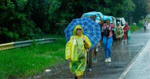 La Nación / Persisten las lluvias con tormentas este martes