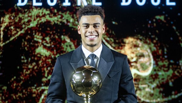 Desiré Doué es el Golden Boy 2025