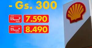 Diario HOY | Shell también reduce sus precios hasta G. 300 por litro