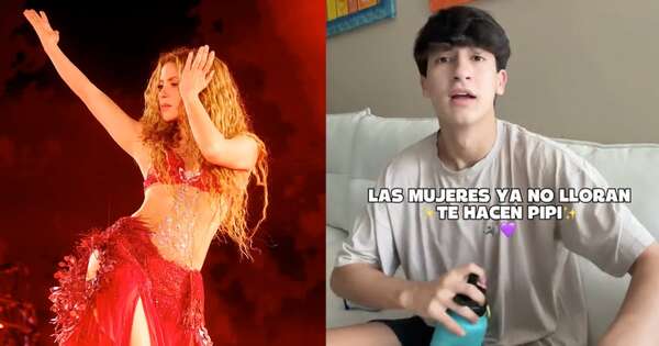 La Nación / Viral: tiktoker contó que lo orinaron en medio del show de Shakira en Asunción