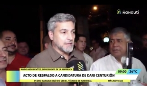 Abdo responde a Alliana durante respaldo a la precandidatura a la intendencia de Centurión