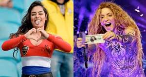 La Nación / Afirman que no invitaron a Lari Riquelme a caminar con Shakira, por sus dichos