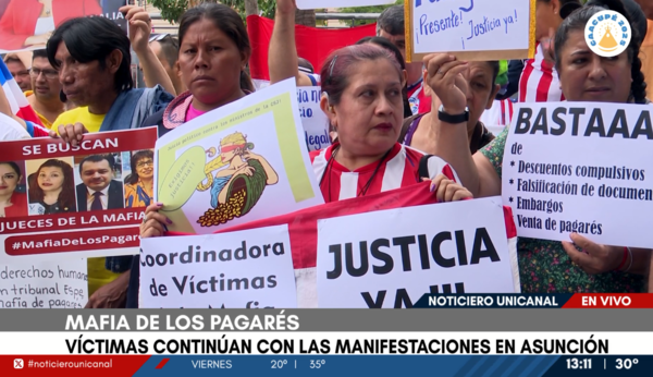 Mafia de los pagarés: “Yo vendo empanadas para poder sobrevivir” | Unicanal