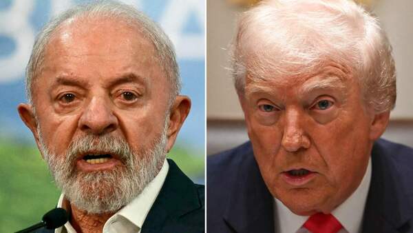 Trump mantuvo "buena conversación" por teléfono con Lula sobre "comercio" y "sanciones"