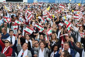 El papa León XIV congregó a 150 mil personas en Beirut y pidió justicia por las víctimas de la explosión del puerto - ADN Digital