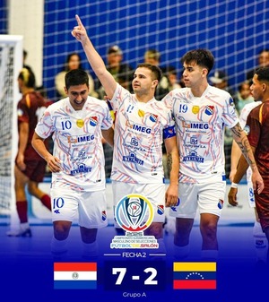 Albirroja de salón avanza a pura goleada en el sudamericano de Colombia - La Tribuna