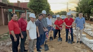 Se oficializa el inicio de obras de adoquinado en el barrio Inmaculada - Concepción al Día