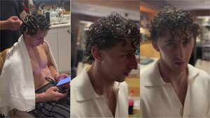 Popular / (VIDEO) ¡Qué pinta! Matías Galarza cambió de look y ya curte la moda rulitos