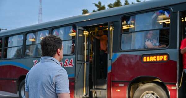La Nación / Caacupé: Dinatran reforzará cobertura de buses para evitar aglomeraciones