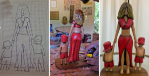 Shakira comparte en redes artesanía paraguaya: obra de la hija de Koki Ruiz