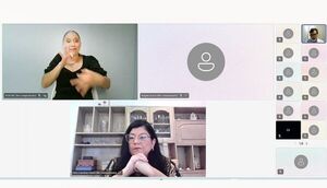 Ministra Llanes destacó avances del Poder Judicial en el acceso a la justicia de personas con discapacidad