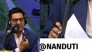 Clari Arias dijo que un "narco" recibe las "visitas constantes" de una modelo