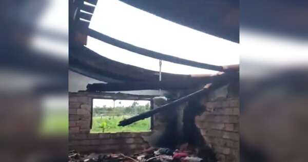 Diario HOY | No aceptó la ruptura y le prendió fuego a la casa con su pareja adentro