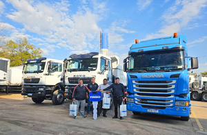 TIMBO realiza entrega de unidades SINOTRUK a la empresa Marítima Mercoflet S.A. - Amigo Camionero
