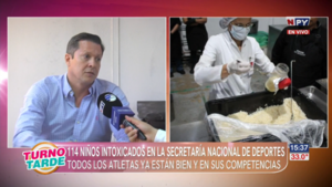 Investigan intoxicación que afectó a 114 niños atletas de un evento internacional en Asunción