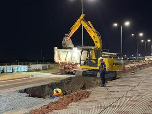 Soterramiento en la Costanera Norte alcanza el 70% de avance