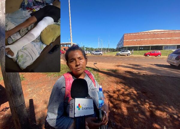 Madre desesperada clama ayuda para conseguir prótesis para su hijo tras grave accidente