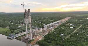 La Nación / El Puente de la Bioceánica, con 85 % de avance, según MOPC