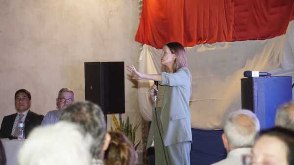 Acto de apoyo del sector de Eduardo Nakayama a Soledad Núñez