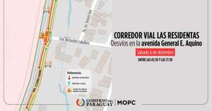 Diario HOY | Anuncian desvíos en General Aquino el fin de semana