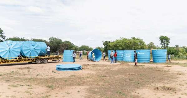 La Nación / Mades entrega tanques de agua e insumos a guardaparques en el Chaco
