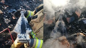 Imagen de la Virgen quedó intacta tras incendio