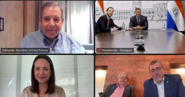 La Nación / Nobel de la Paz venezolana agradece apoyo de Peña a la democracia