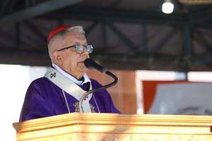 “Practicar la justicia para enfrentar la corrupción y la impunidad” reclamó el cardenal Adalberto Martínez en Caacupé  - Nacionales - ABC Color