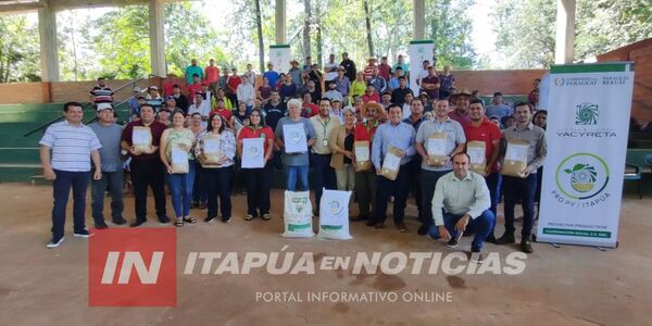 ENTREGARON SEMILLAN INSUMOS A PRODUCTORES DE TRINIDAD