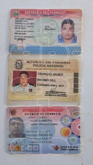 Documentos de jefe policial en zona de escape narco: esto dice el comandante - Policiales - ABC Color