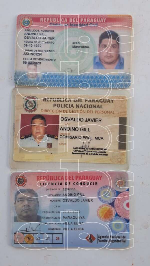 Documentos de jefe policial en zona de escape narco: esto dice el comandante - Policiales - ABC Color