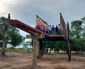 La carreta gigante del Chaco: la obra que honra raíces y sueños - Concepción al Día