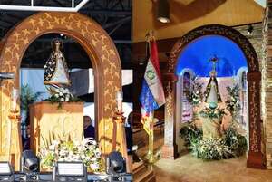 Paraguayos en EE.UU. muestran réplica del retablo de la Virgen de Caacupé - Nacionales - ABC Color