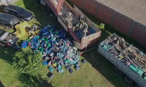 Cuarenta policías de Canindeyú serán sumariados luego de la mega incautación de marihuana