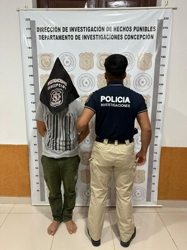 Detienen a joven con varias órdenes de captura en allanamiento en Concepción - Concepción al Día