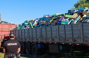 Operativo «Umbral»: 88.991 kilos de marihuana prensada incautados en convoy de vehículos