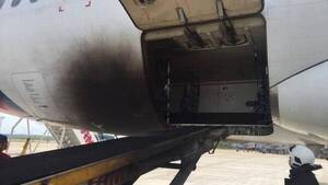 Video: Susto y evacuación de avión por un incendio en el aeropuerto de San Pablo