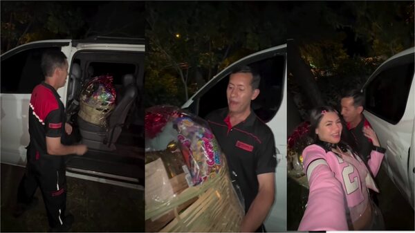 Popular / (VIDEO) ¿Yo piko lloro? El noble gesto de Laurys Dyva con un guardia de seguridad