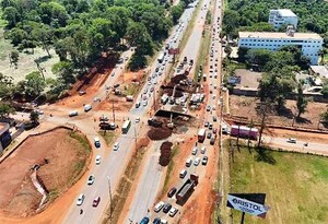 Socializan plan de desvío de tránsito en el Km 10 de CDE por obras del viaducto financiado por Itaipú | DIARIO PRIMERA PLANA