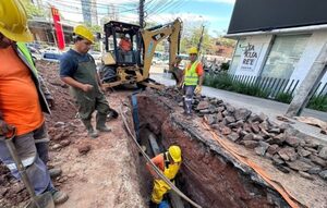 ESSAP ejecuta interconexión de nuevas redes del Plan 500 km en Asunción