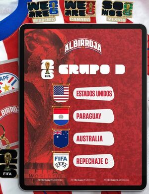 Paraguay conoce su camino en el Grupo D del Mundial 2026 - Concepción al Día