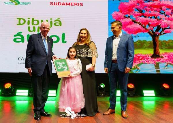 Gabriela, de 7 años, ganó el concurso “Dibujá un árbol” - Empresariales - ABC Color
